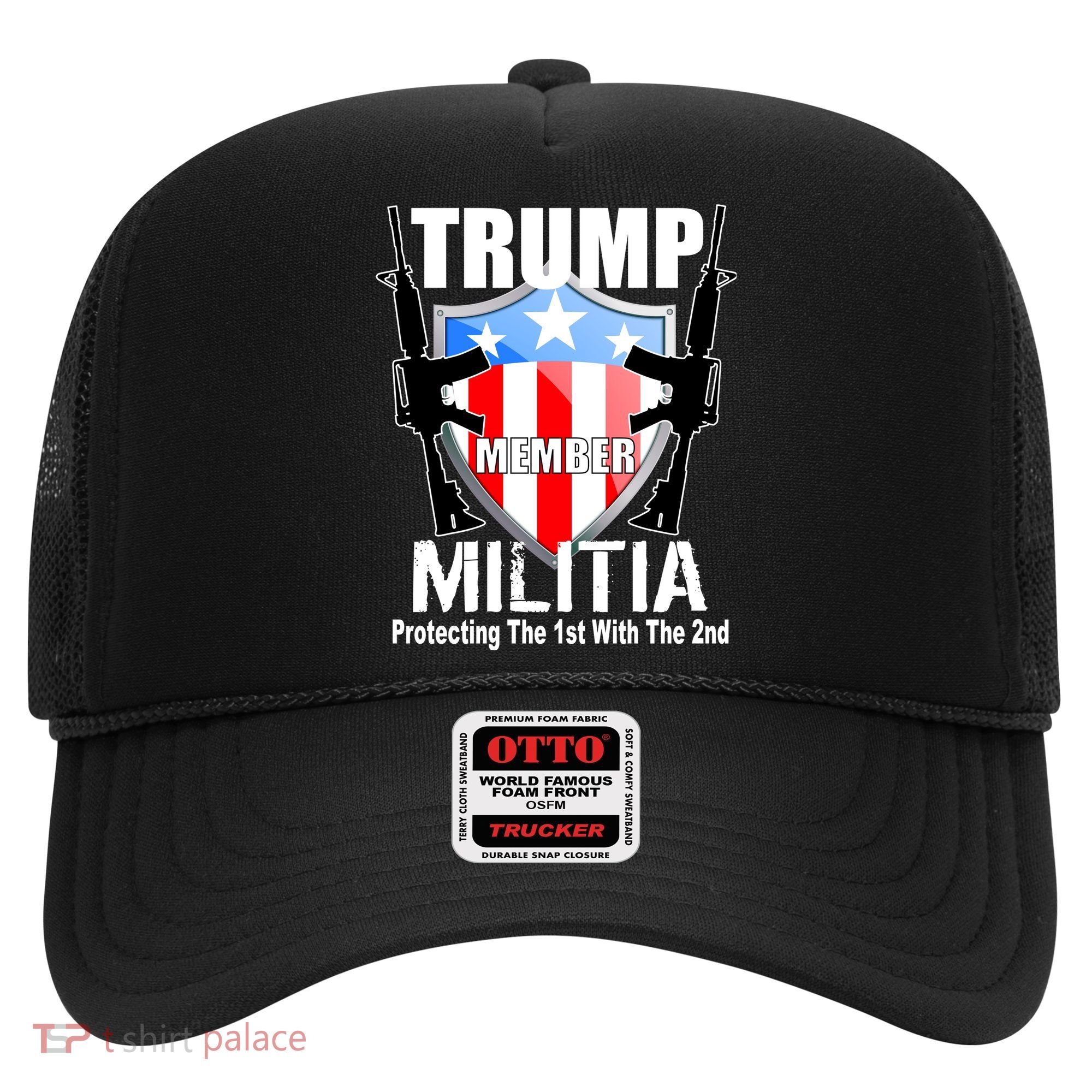 Trump Militia Protecting The 1st With 2nd Hat