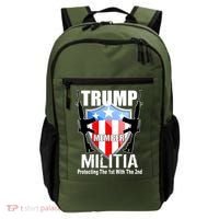 Trump Militia Protecting The 1st With 2nd Backpack thumb 0