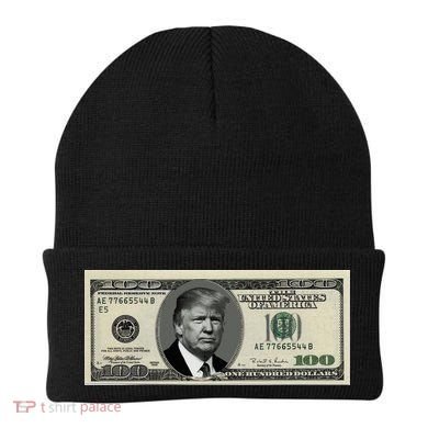 Trump Money Hundred Dollar Bill $100  Beanie