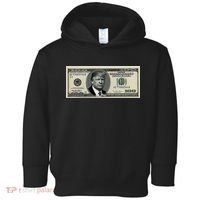 Trump Money Hundred Dollar Bill $100  Toddler Hoodie thumb 0