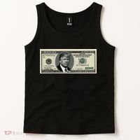 Trump Money Hundred Dollar Bill $100  Tank Top thumb 2