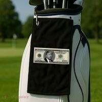 Trump Money Hundred Dollar Bill $100  Golf Towel thumb 2