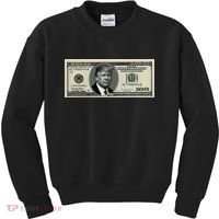 Trump Money Hundred Dollar Bill $100  Kids Sweatshirt thumb 0
