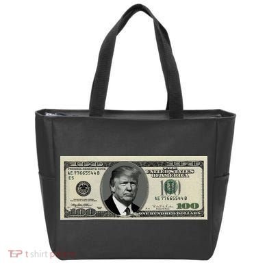 Trump Money Hundred Dollar Bill $100  Tote Bag