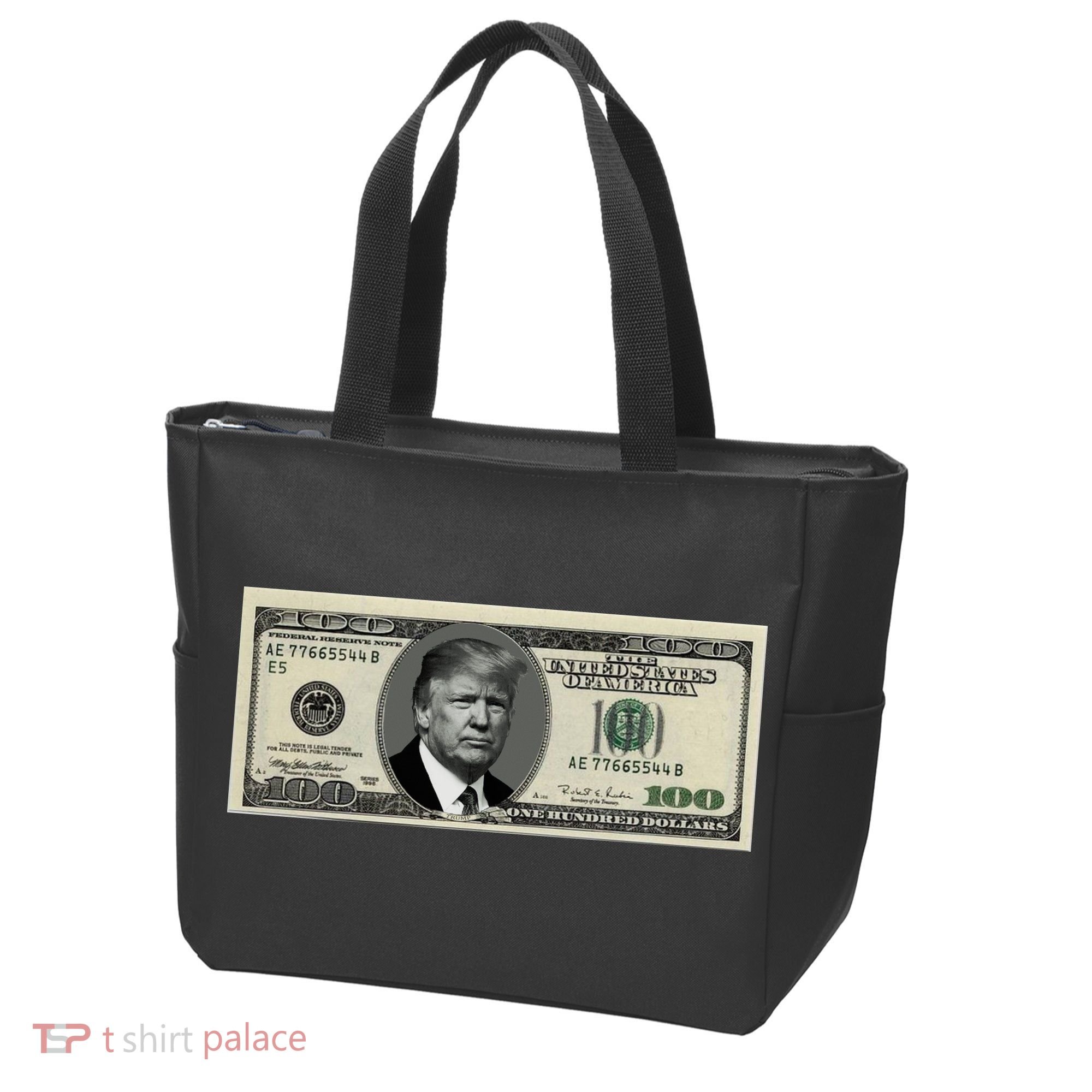 Trump Money Hundred Dollar Bill $100  Tote Bag