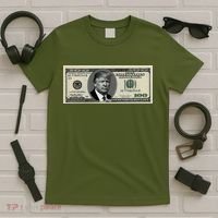 Trump Money Hundred Dollar Bill $100  T-Shirt thumb 5
