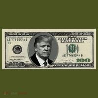 Trump Money Hundred Dollar Bill $100  Backpack thumb 2