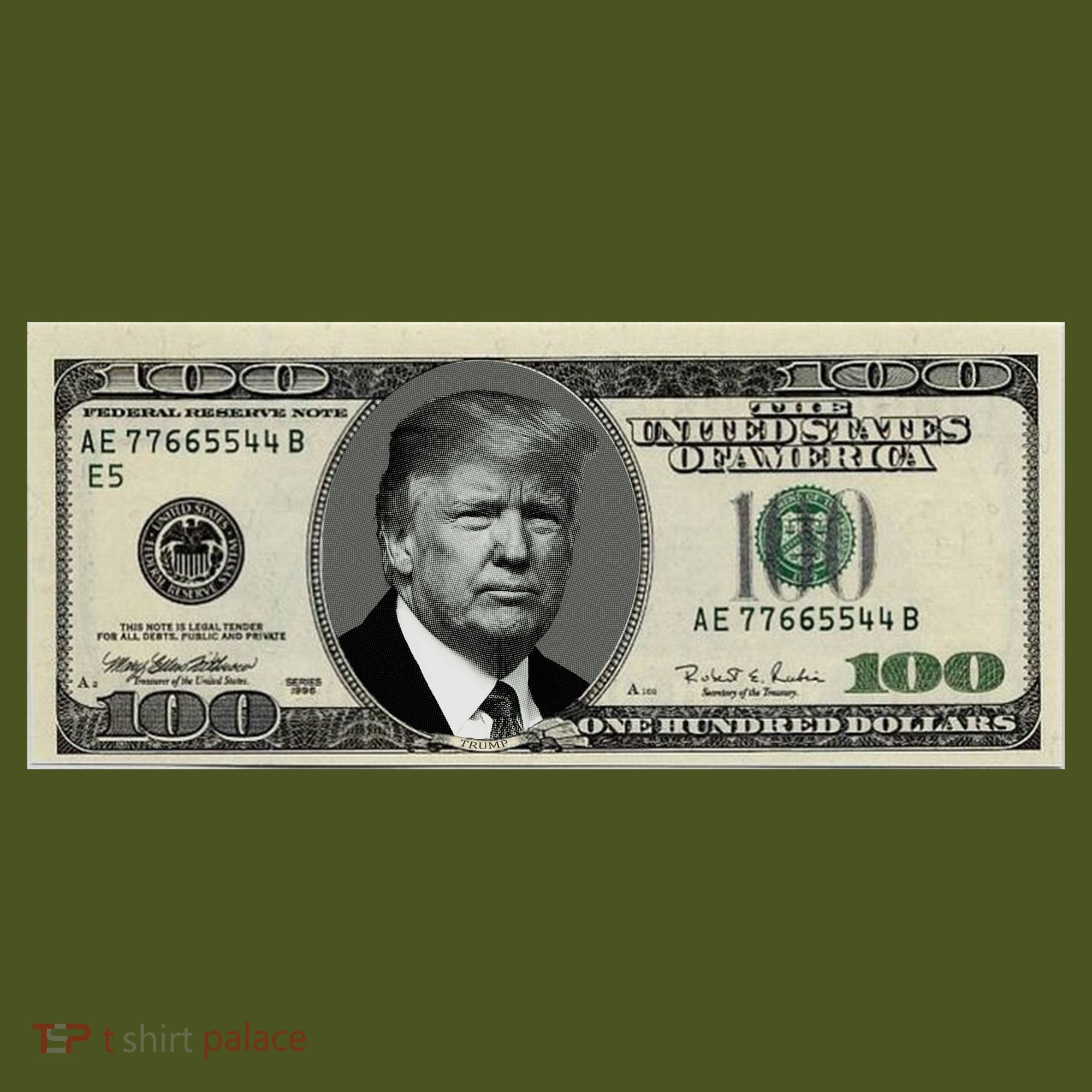Trump Money Hundred Dollar Bill $100  Mousepad
