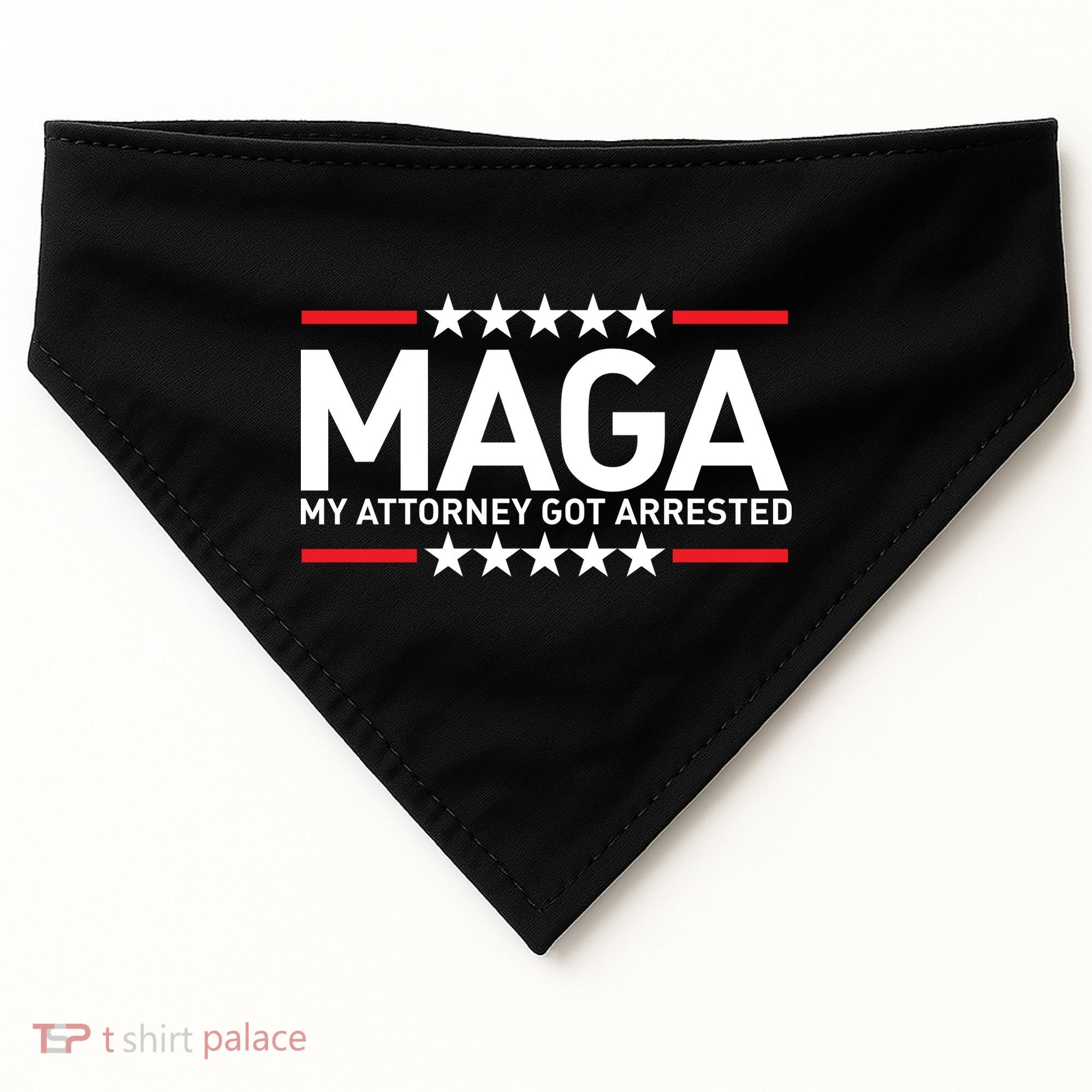 Trump My Attorney Got Arrested MAGA USA-Made Doggie Bandana