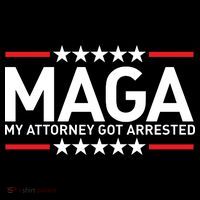 Trump My Attorney Got Arrested MAGA Apron thumb 3