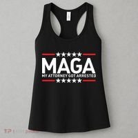 Trump My Attorney Got Arrested MAGA Women's Tank Top thumb 3