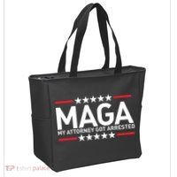 Trump My Attorney Got Arrested MAGA Tote Bag thumb 2