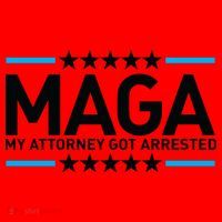 Trump My Attorney Got Arrested MAGA Santa Hat thumb 1