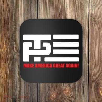 Trump Pence Flag Make America Great Again Coaster