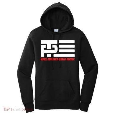 Trump Pence Flag Make America Great Again Women's Hoodie