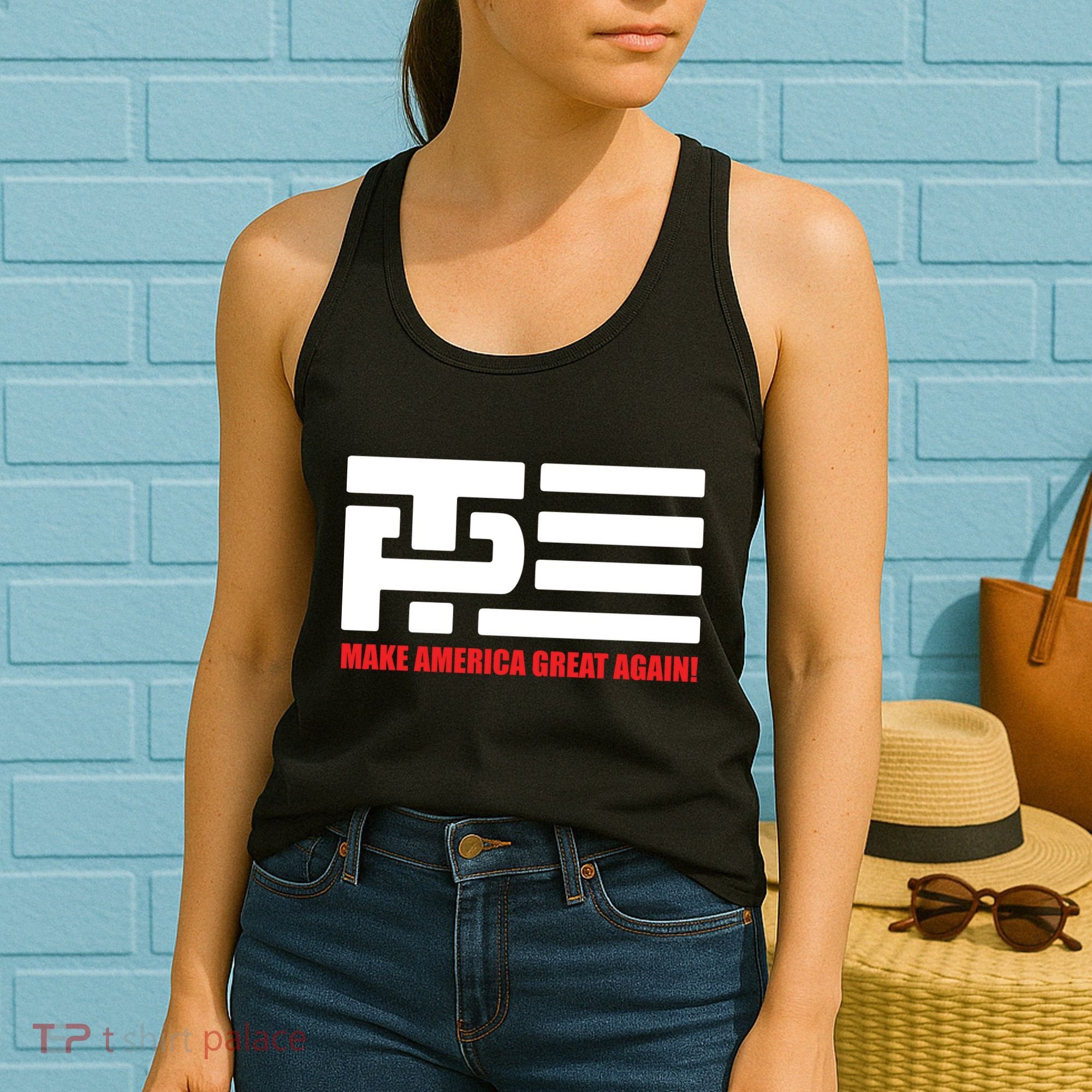 Trump Pence Flag Make America Great Again Women's Tank Top