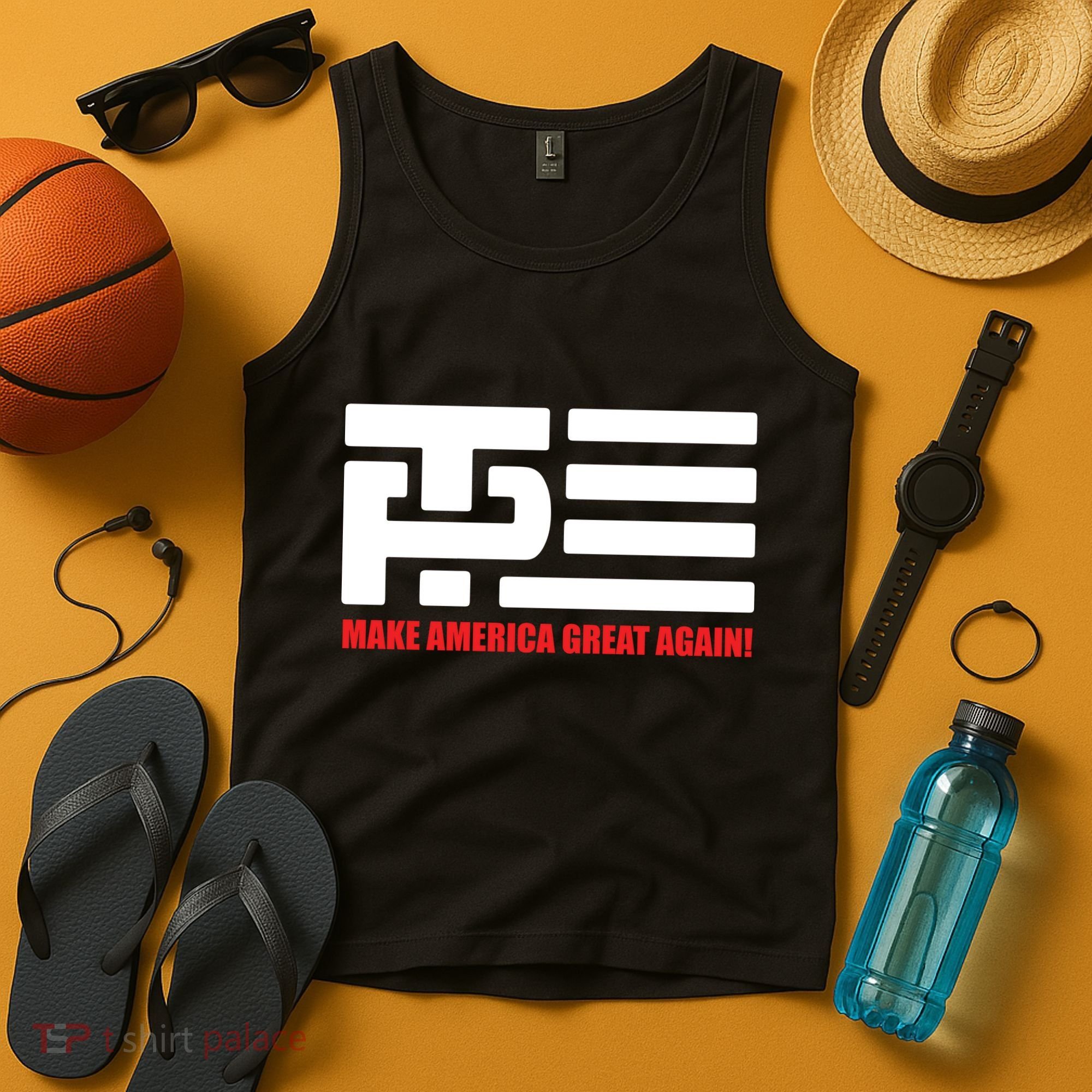 Trump Pence Flag Make America Great Again Tank Top