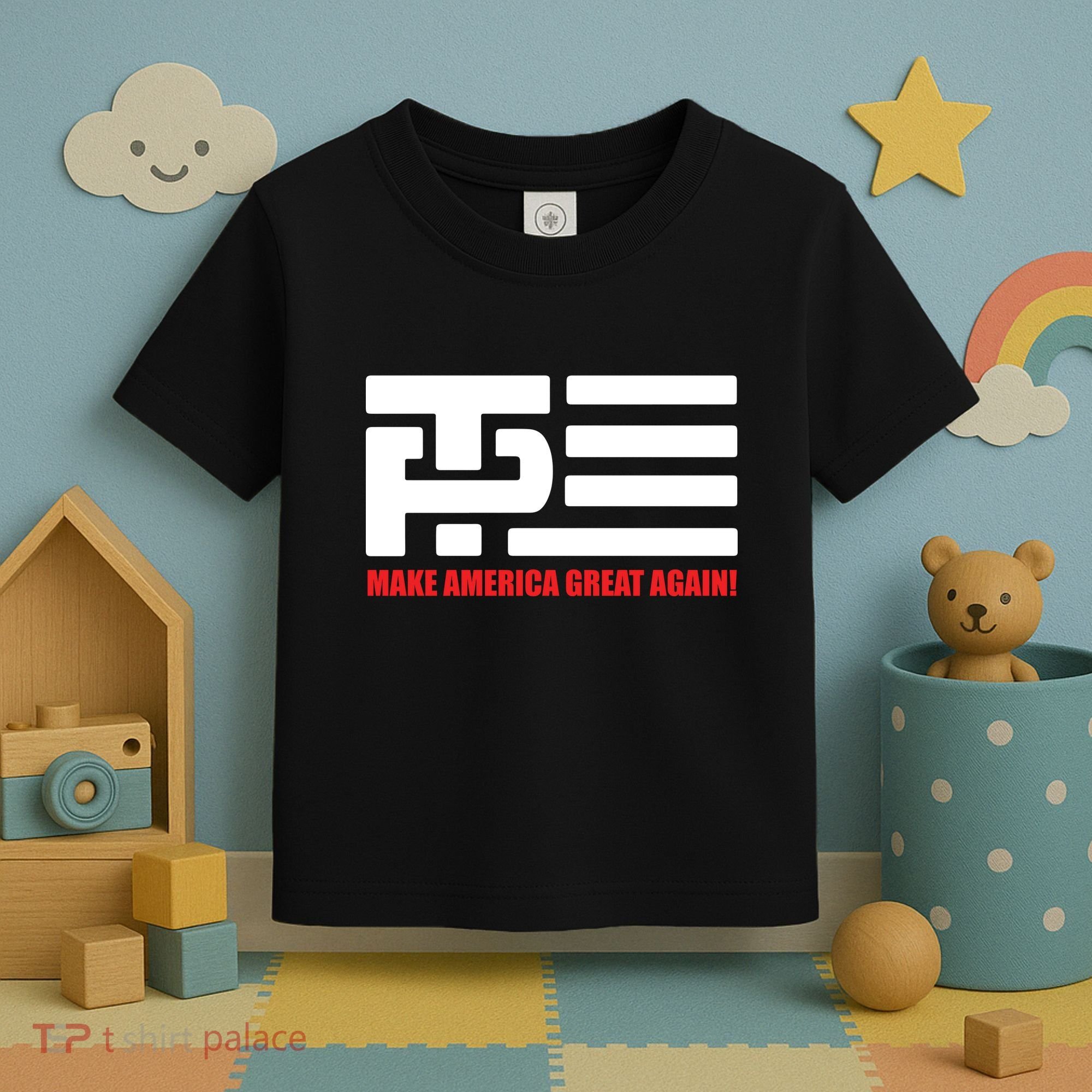 Trump Pence Flag Make America Great Again Toddler T-Shirt