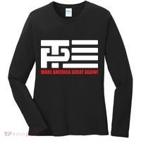 Trump Pence Flag Make America Great Again Women's Long Sleeve Shirt thumb 0