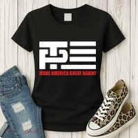 Trump Pence Flag Make America Great Again Women's T-Shirt thumb 3