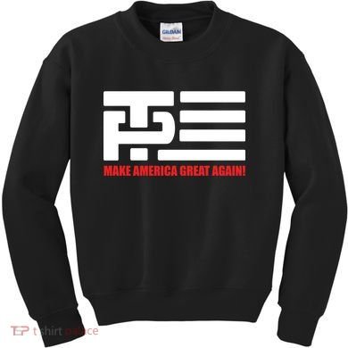 Trump Pence Flag Make America Great Again Kids Sweatshirt