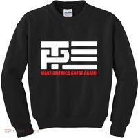 Trump Pence Flag Make America Great Again Kids Sweatshirt thumb 0