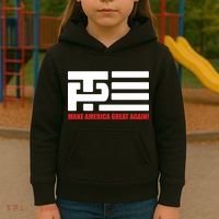 Trump Pence Flag Make America Great Again Kids Hoodie thumb 3