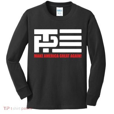 Trump Pence Flag Make America Great Again Kids Long Sleeve Shirt