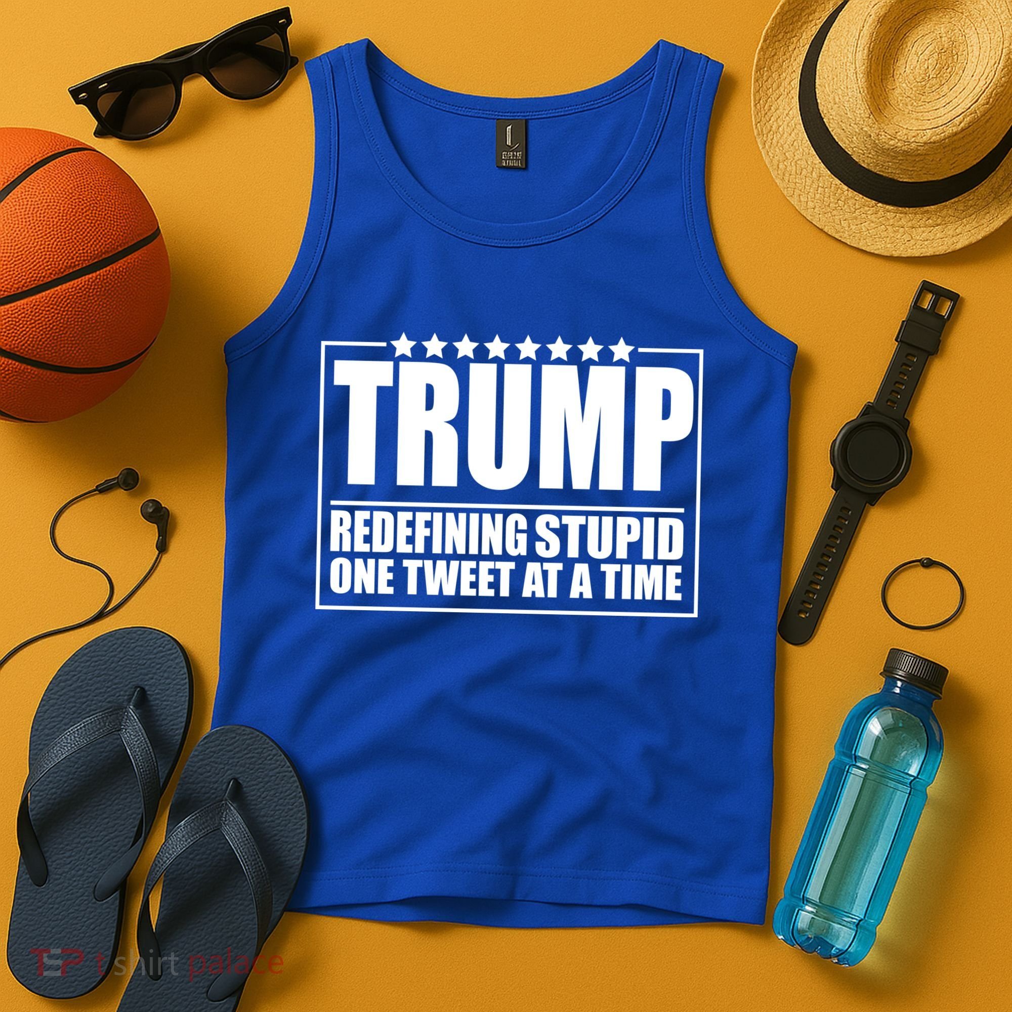 Trump Redefing Stupid One Tweet At A Time Tank Top