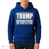 Trump Redefing Stupid One Tweet At A Time Kids Hoodie thumb 4