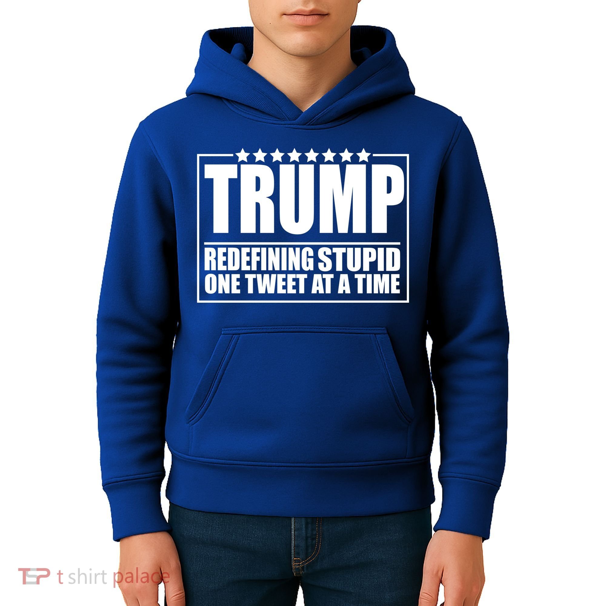 Trump Redefing Stupid One Tweet At A Time Kids Hoodie