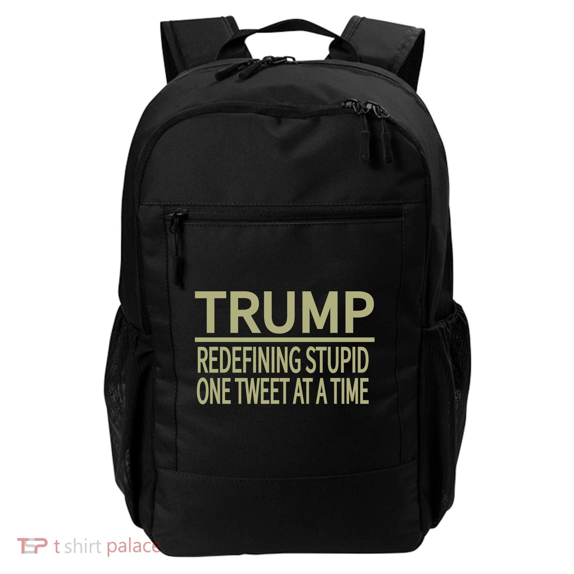 Trump Redefining Stupid Backpack