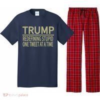 Trump Redefining Stupid Pajama Set thumb 0