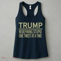Trump Redefining Stupid Women's Tank Top thumb 3