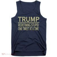 Trump Redefining Stupid Tank Top thumb 0