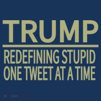 Trump Redefining Stupid Kids Sweatshirt thumb 2