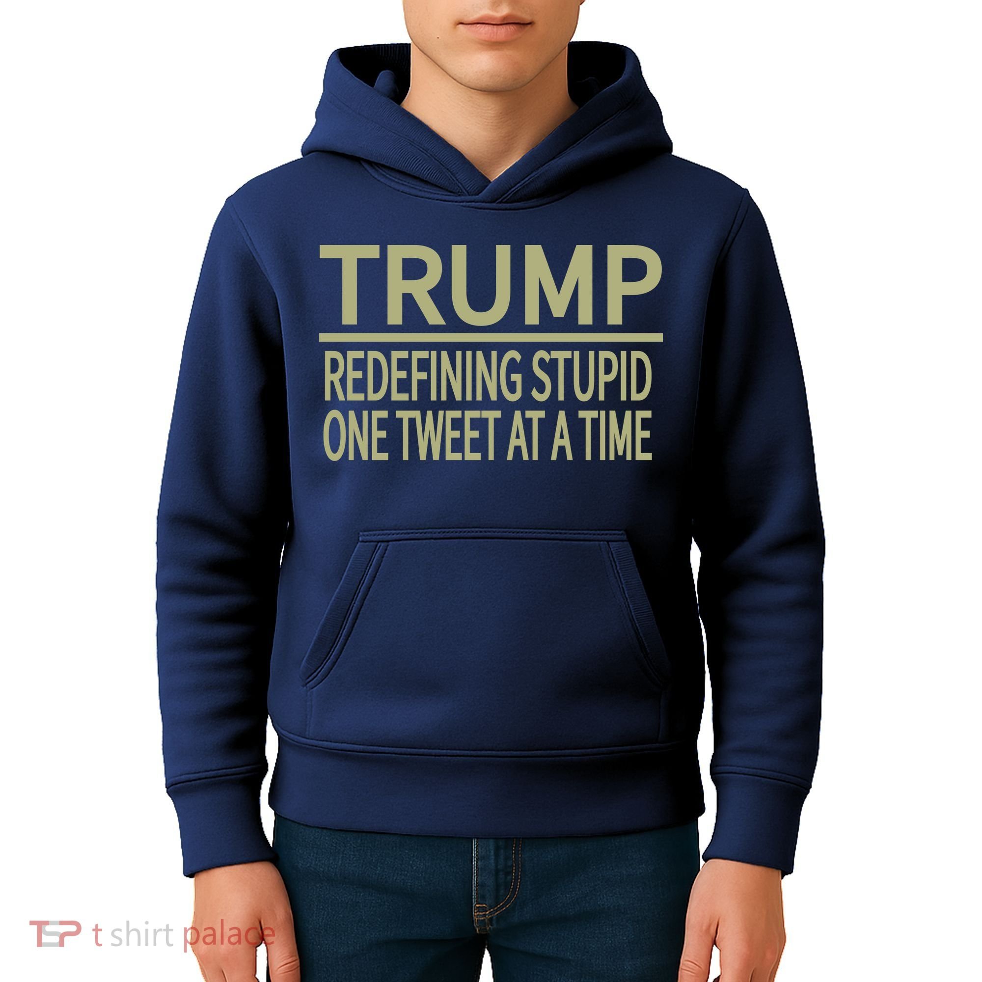 Trump Redefining Stupid Kids Hoodie