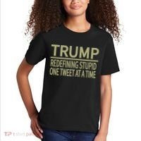 Trump Redefining Stupid Kids T-Shirt thumb 2