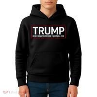 Trump Redefining Stupid One Tweet At A Time Kids Hoodie thumb 4
