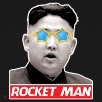 Trump Rocket Man Kim Jong Un Doggie Tank thumb 4