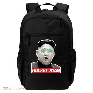 Trump Rocket Man Kim Jong Un Backpack