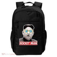 Trump Rocket Man Kim Jong Un Backpack thumb 0