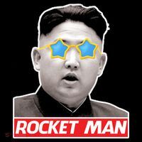 Trump Rocket Man Kim Jong Un Women's Hoodie thumb 2
