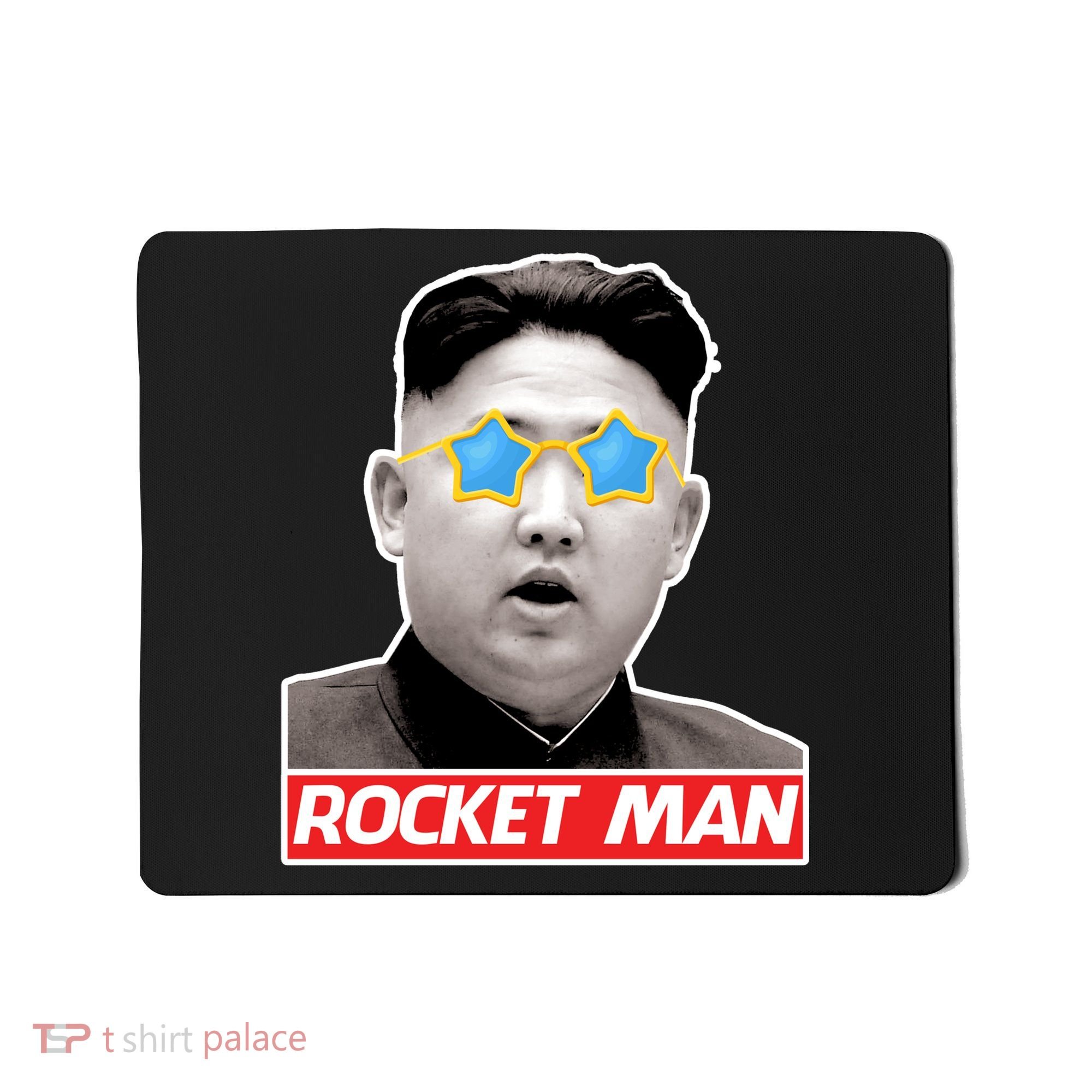 Trump Rocket Man Kim Jong Un Mousepad