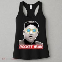 Trump Rocket Man Kim Jong Un Women's Tank Top thumb 3