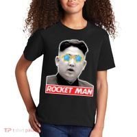 Trump Rocket Man Kim Jong Un Kids T-Shirt thumb 2