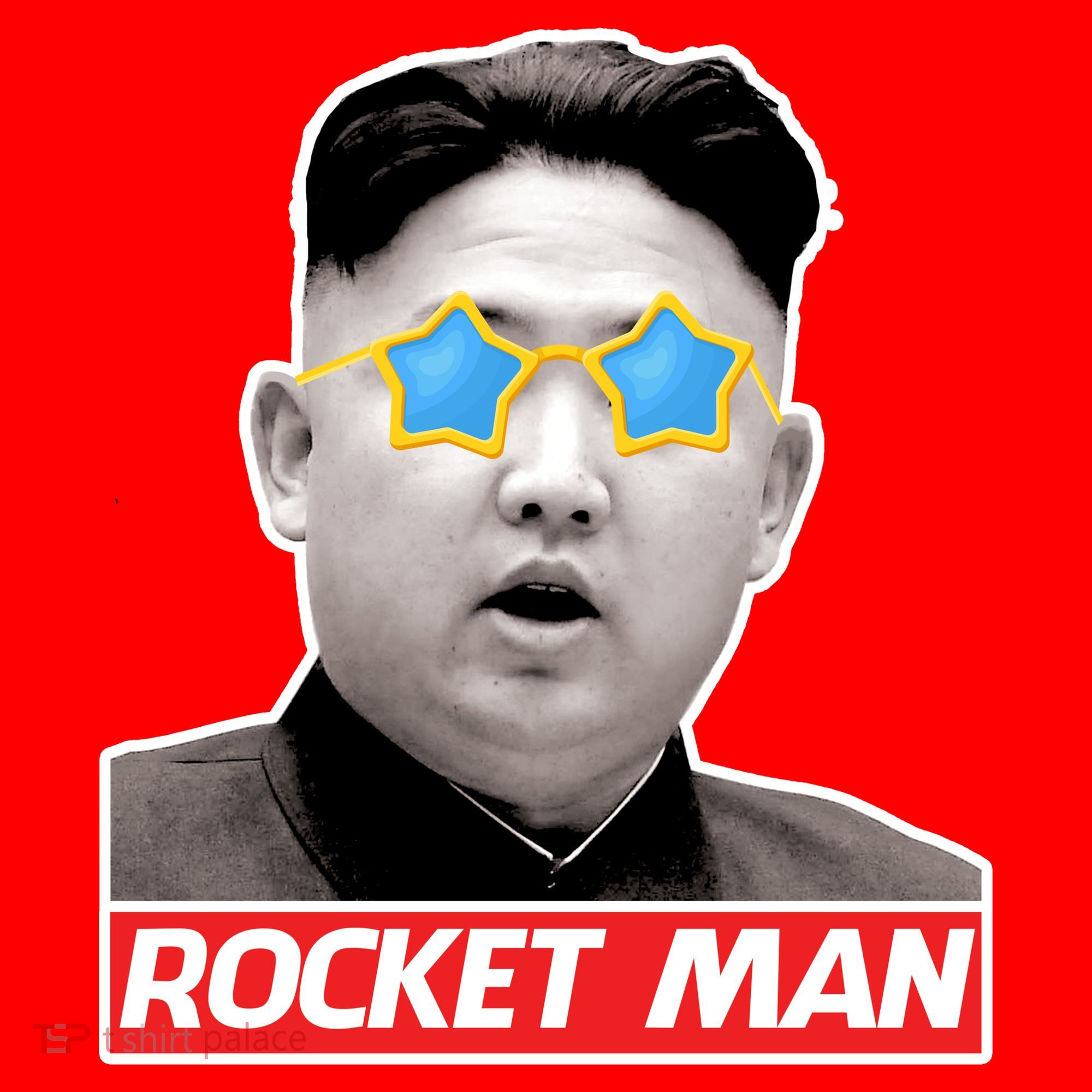 Trump Rocket Man Kim Jong Un Santa Hat