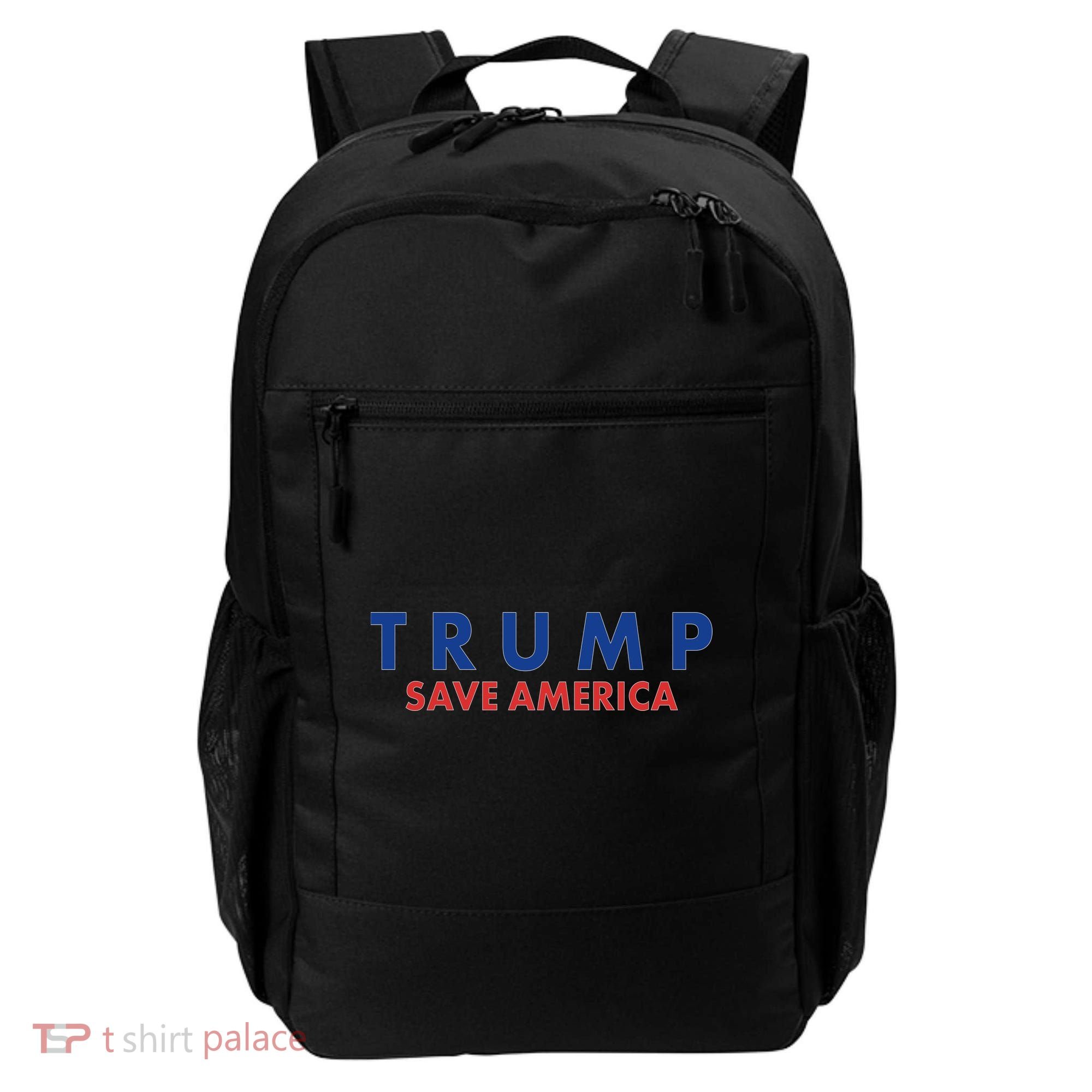 Trump Save American Logo Backpack