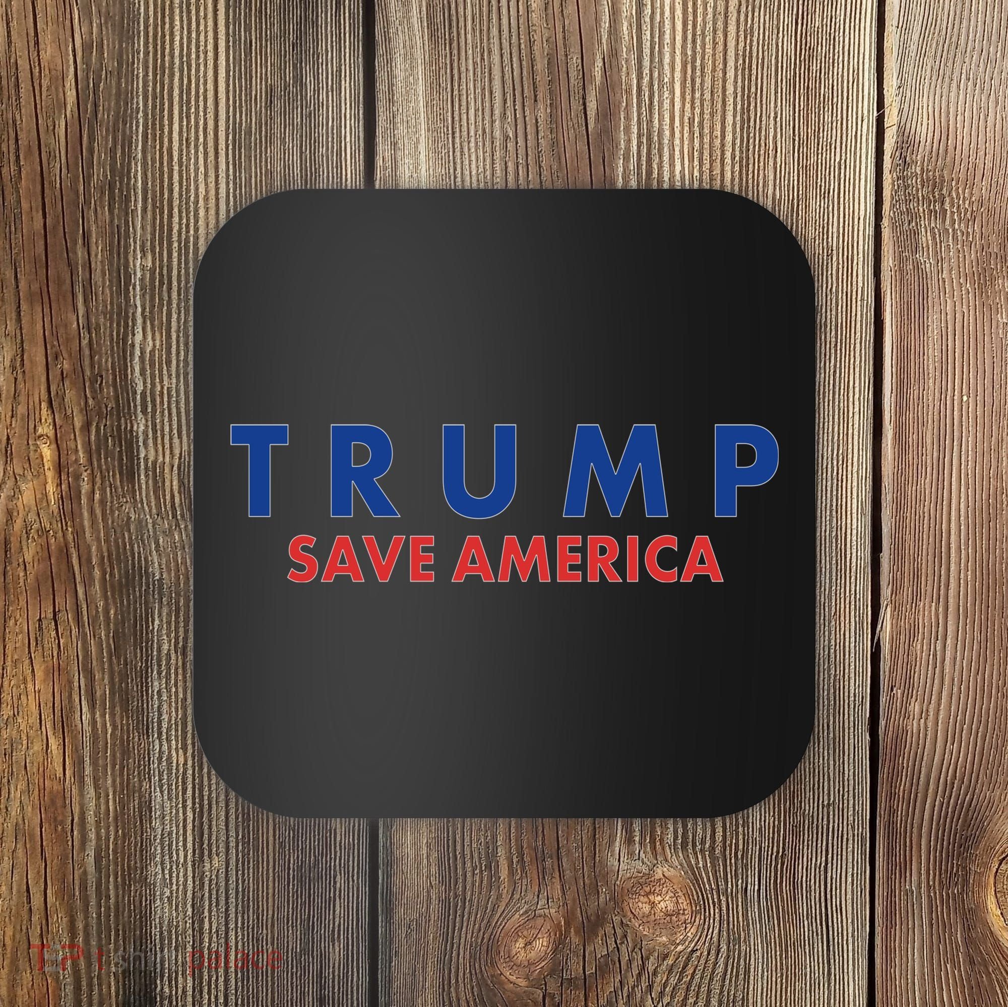 Trump Save American Logo Coaster