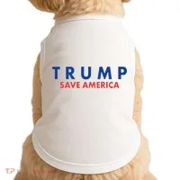 Trump Save American Logo Doggie Tank thumb 0